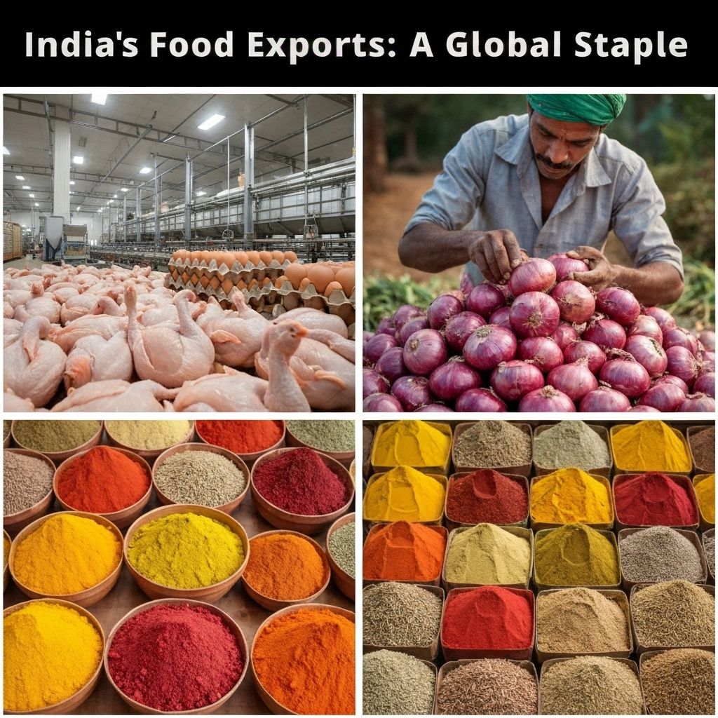 Indian food exports
